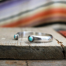 Load image into Gallery viewer, Turquoise Crescent Cuff (6” - 6.5”)