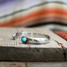 Load image into Gallery viewer, Turquoise Crescent Cuff (6” - 6.5”)