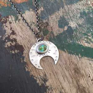 Sonoran Gold Turquoise Naja Necklace #2