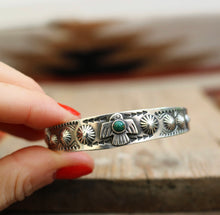 Load image into Gallery viewer, VINTAGE Fred Harvey Thunderbird cuff / bracelet