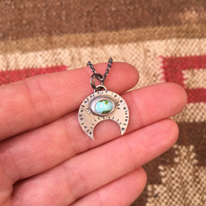 Sonoran Gold Turquoise Naja Necklace #3