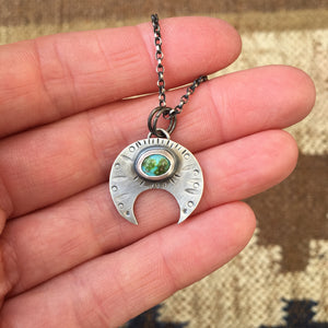 Sonoran Gold Turquoise Naja Necklace #2
