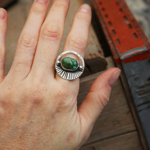 Sonoran Mountain Turquoise + Sterling Ring